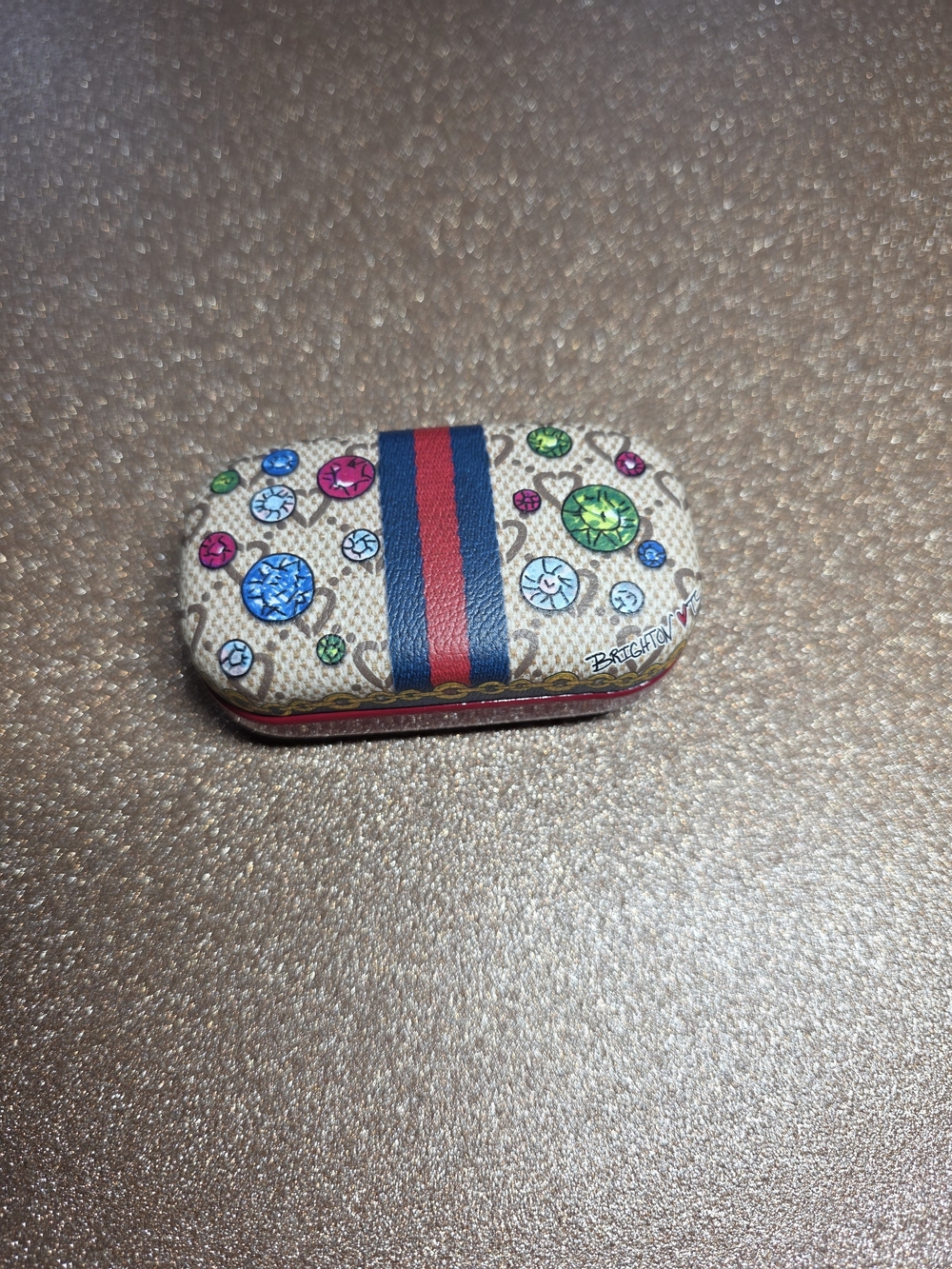 Brighton Jewelry Mini Box with Colorful Gemprint Sparkle and Shine